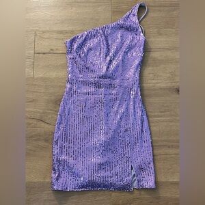 Thatssofetch | New Bethany bodycon mini sequin dress Women’s size 2 one shoulder